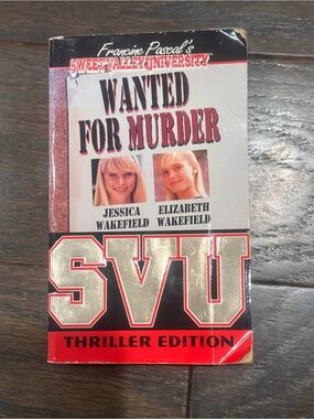 Sweet Valley University SVU: Thriller Edition- Wanted for Murder- YA Paperback